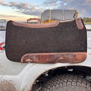 Black and Brown Saddle Pad